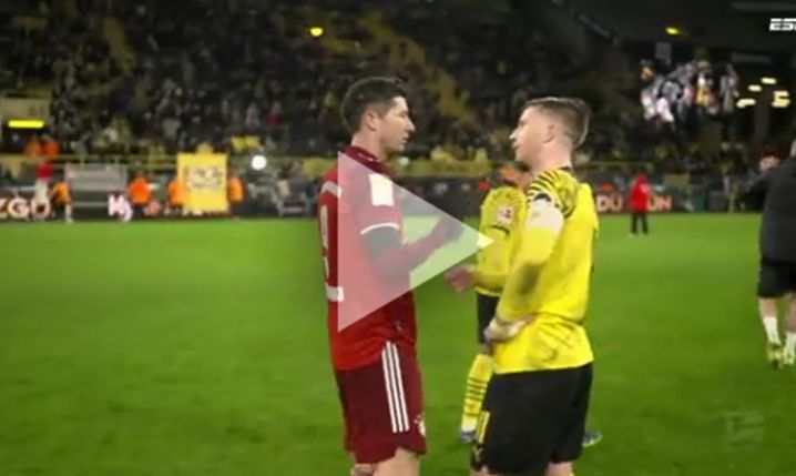 Lewy z Reusem po meczu BVB - Bayern! [VIDEO]